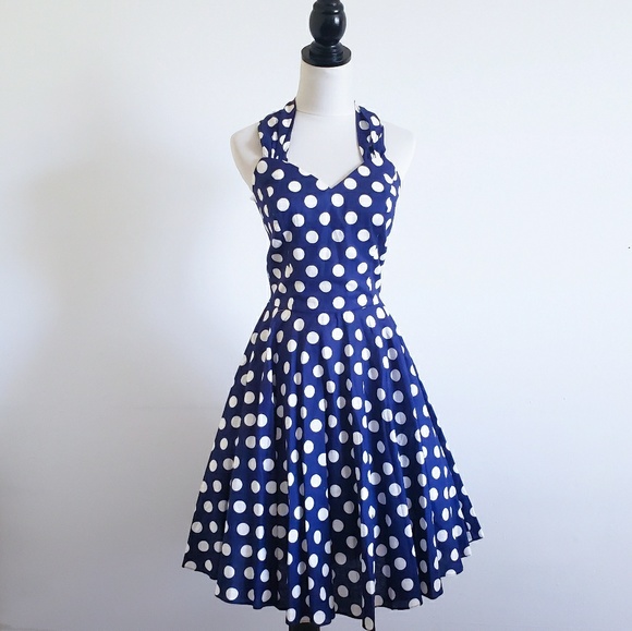 50s dress polka dot